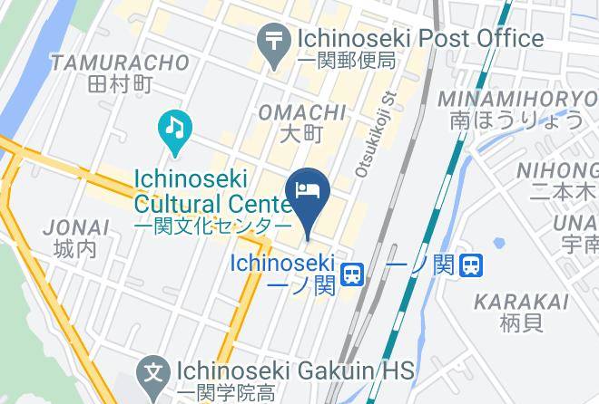 Ichinoseki Green Hotel Map