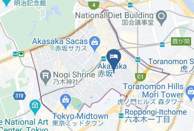 Minato Ward - Ici Hotel Akasaka By Relief Maps