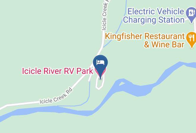 Icicle River Rv Park Harita - Washington - Chelan