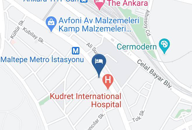 Hotel Ickale Ankara Map - Ankara - Cankaya