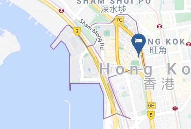 Kowloon - Iclub Mong Kok Hotel Maps