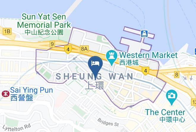 Central Western District - Iclub Sheung Wan Hotel Maps