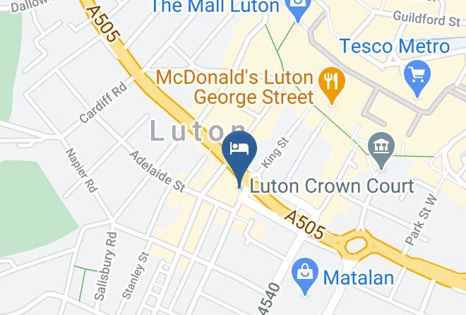 Luton - Icon Hotel Luton Maps