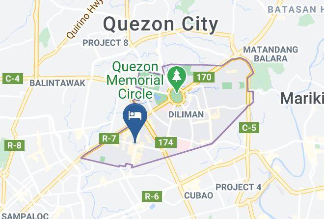 Metro Manila - Icon Hotel Timog Maps