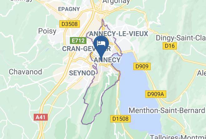 Haute Savoie - Icone Hotel Annecy Maps