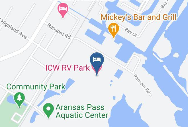 San Patricio - Icw Rv Park Maps