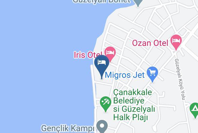 Ida Kale Resort Otel Map