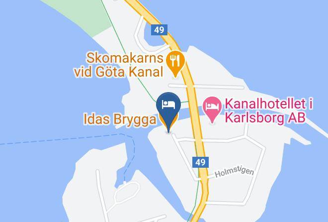 Karlsborg - Idas Brygga Maps