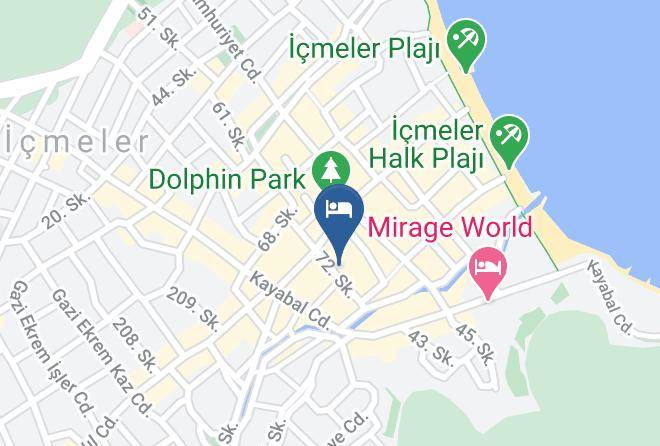 Marmaris - Idas Club Hotel Maps