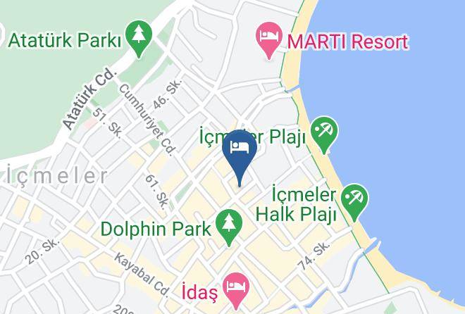 Marmaris - Idas Park Hotel Maps