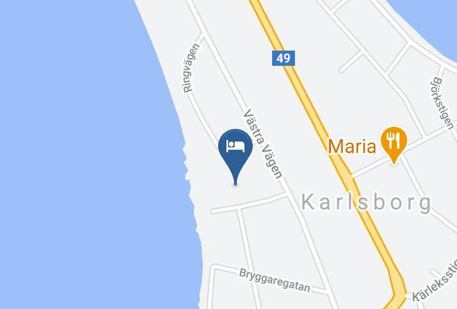 Karlsborg - Idas Strandgard Maps