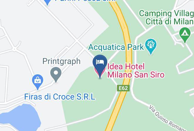 Milan - Idea Hotel Milano San Siro Maps
