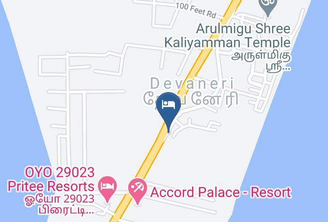 Mamallapuram - Ideal Beach Resort Maps