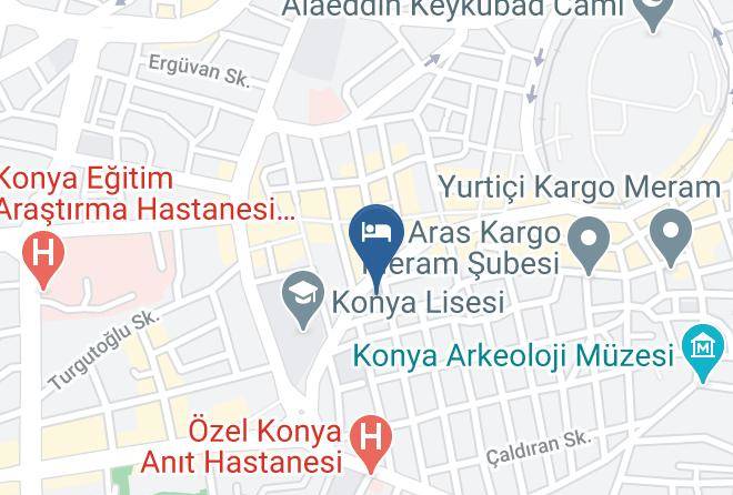 Meram - Ideal Erkek Ogrenci Yurdu 7 Sube Maps