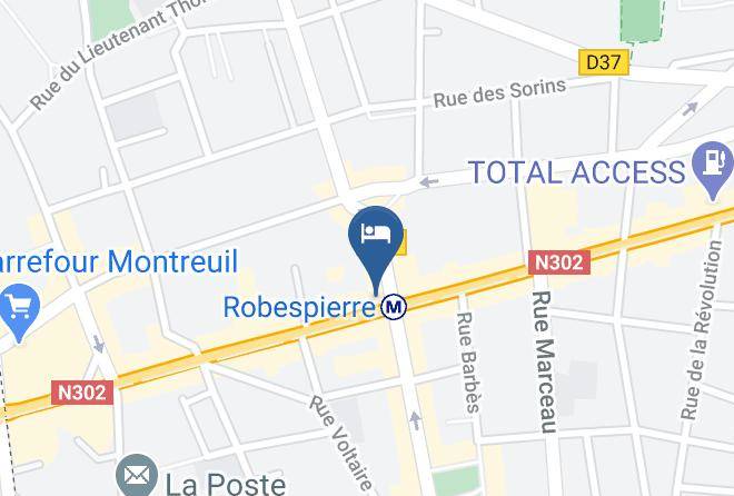Seine St Denis - Ideal Hotel Maps