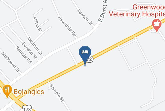 Greenwood - Ideal Motel Maps