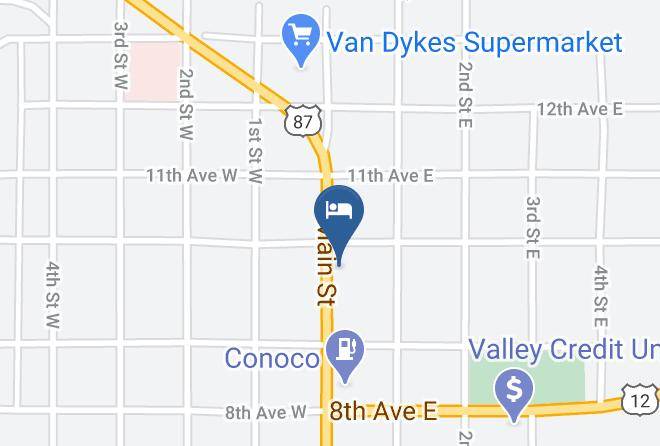 Musselshell - Ideal Motel & Rv Park Maps