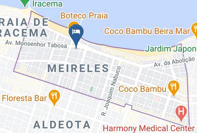 Fortaleza - Ideal Praia Hotel Maps