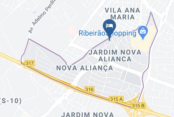 Ribeirao Preto - Ideali Hotel Maps