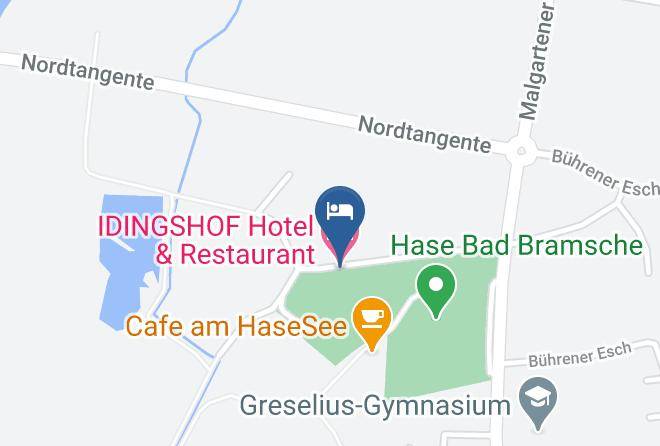 Idingshof Hotel & Restaurant Map