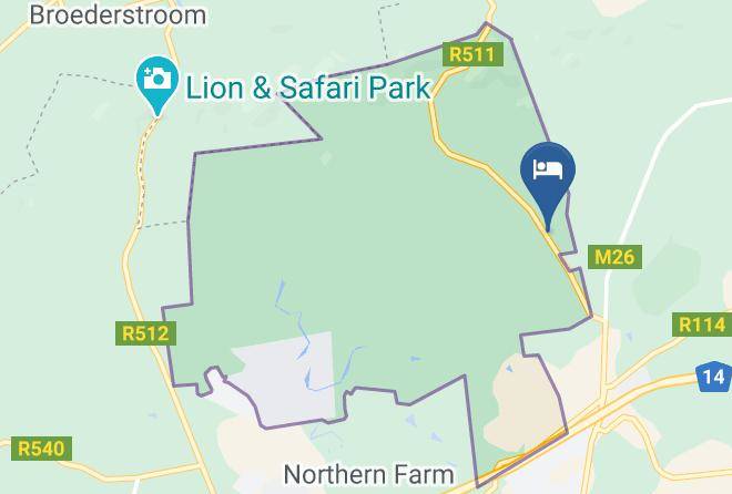 City Of Tshwane - Idle Winds Lodge And Conference Centre Maps
