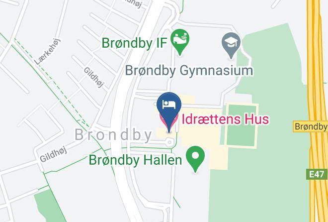 Idraettens Hus Map