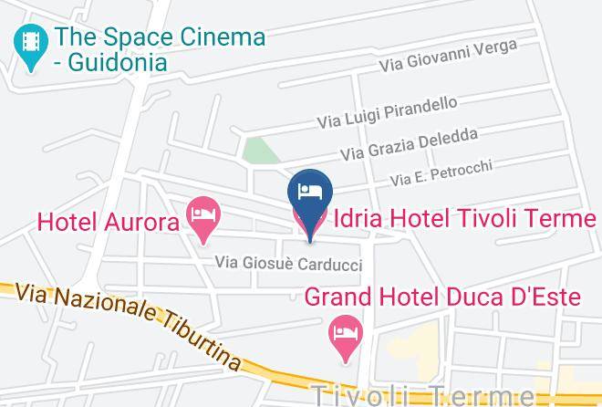 Rome - Idria Hotel Tivoli Terme Maps