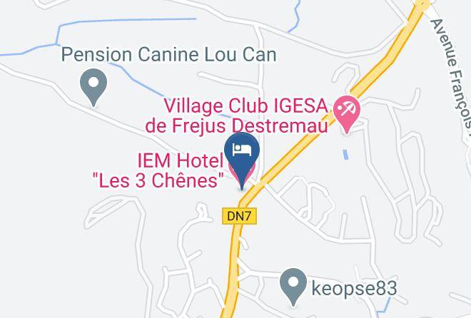 Var - Iem Hotel Les 3 Chenes Maps