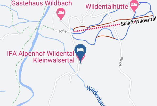 Ifa Alpenhof Wildental Kleinwalsertal Map