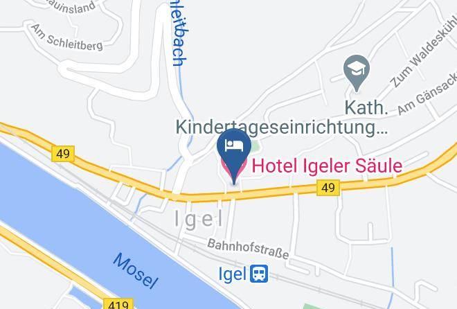 Trier Saarburg - Hotel Igeler Saule Maps