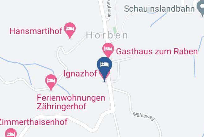 Ignazhof Carta Geografica - Baden Wurttemberg - Breisgau Hochschwarzwald