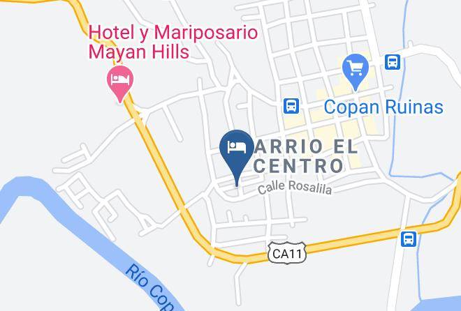 Copan Ruinas - Iguana Azul Maps