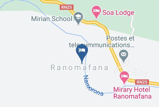 Ifanadiana - Ihary Hotel Maps