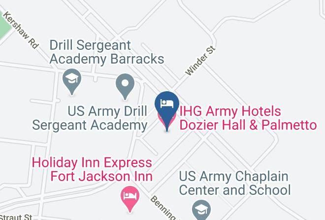 Richland - Ihg Army Hotels Dozier Hall & Palmetto Maps