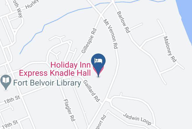 Ihg Army Hotels Fort Belvoir Map