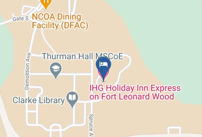 Pulaski - IHG Army Hotels Foster Lodge Maps