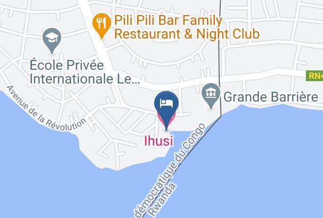 Goma - Ihusi Hotel Maps