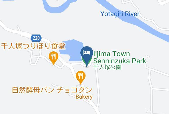 Iijima Townkamiina District - Iijima Town Senninzuka Park Maps