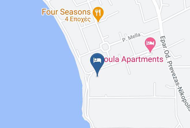 Preveza - Iiliovasilema Hotel Maps
