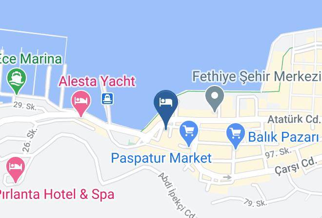 Fethiye - Infinity Exclusive City Hotel Maps