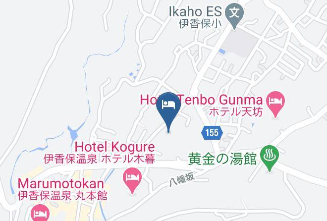 Shibukawa City - Ikaho Onsen Hot Spring Inn Tsukagoshiya Shichibe Maps