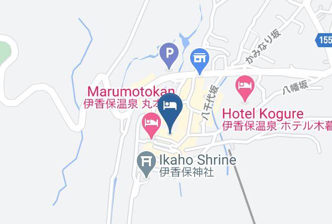Shibukawa City - Ikaho Onsen Ishizaka Ryokan Maps