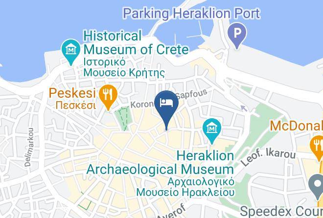 Iraklion - Ikaros Hotel Maps