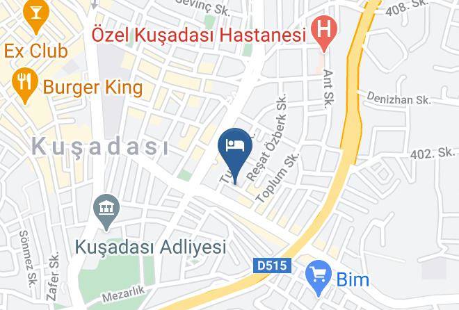 Kusadasi - Ikarus Hotel Maps