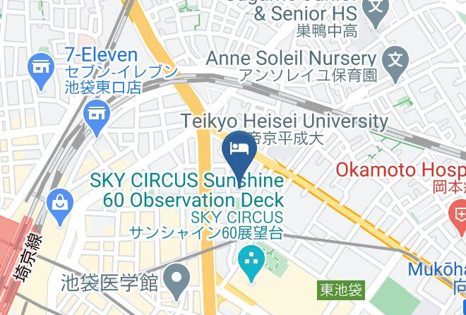 Toshima Ward - Ikebukuro Lodging Maps