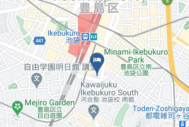 Toshima Ward - Ikebukuro Royal Hotel Higashiguchi Maps