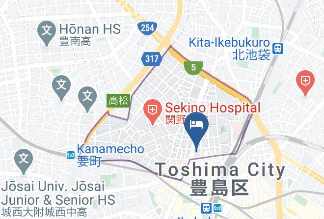 Toshima Ward - Ikebukuro Royal Hotel Maps