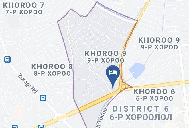 Ulaanbaatar - Ikh Burd Hotel Maps