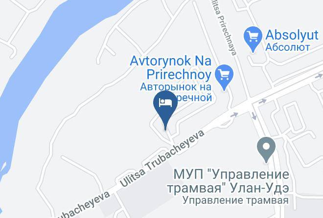 Ulan Ude - Ikires Gostinitsa Maps