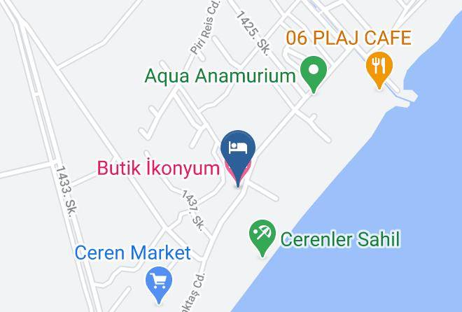 Anamur - Butik Ikonyum Hotel Maps